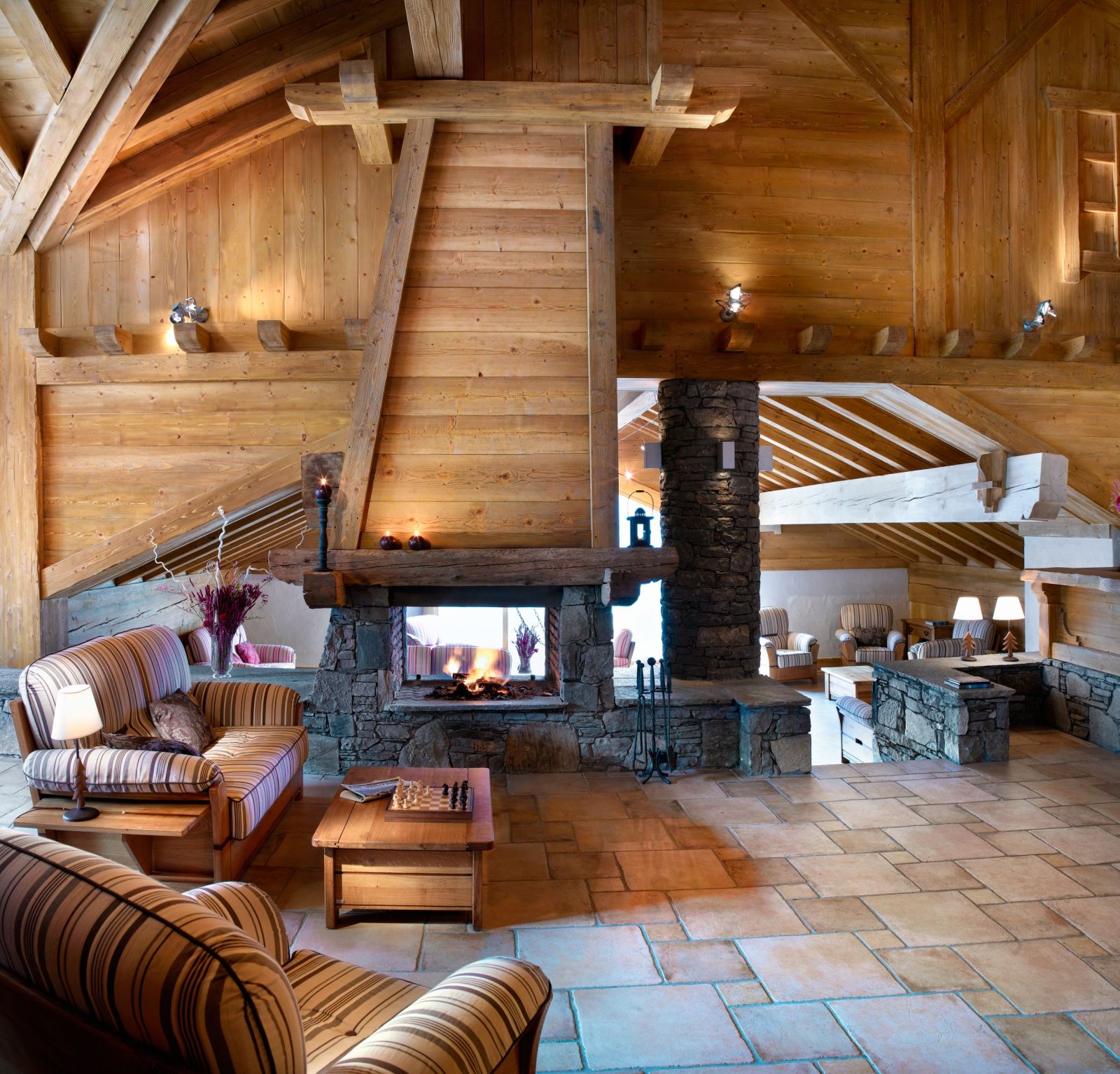 Cheminée chalet