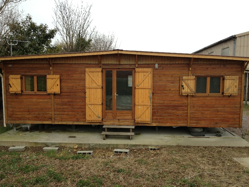 Chalet mobile en bois