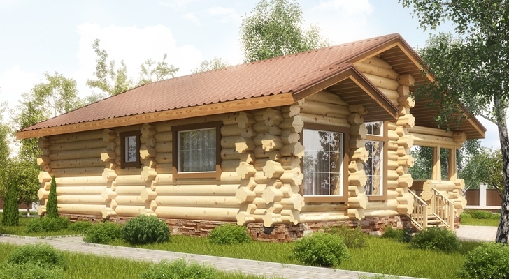 Chalet en rondin suisse
