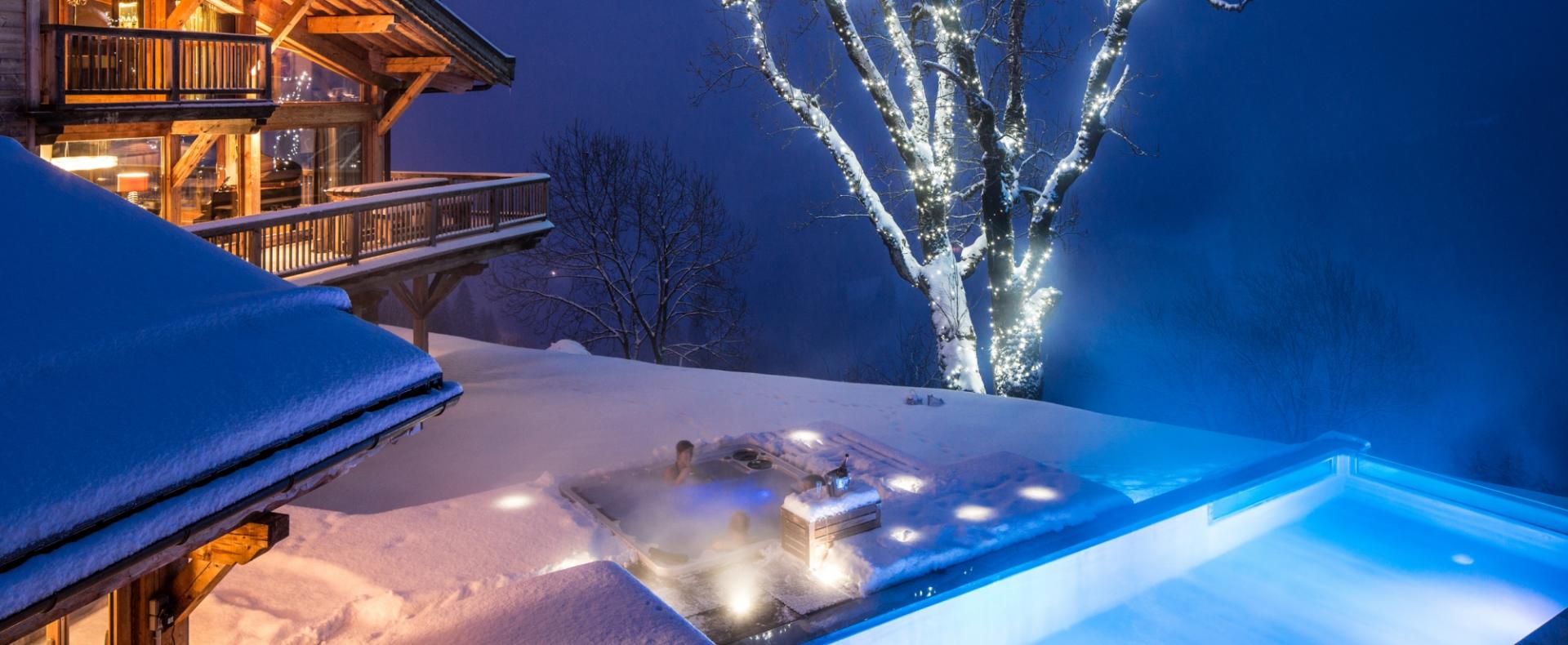 Chalet blanc les gets