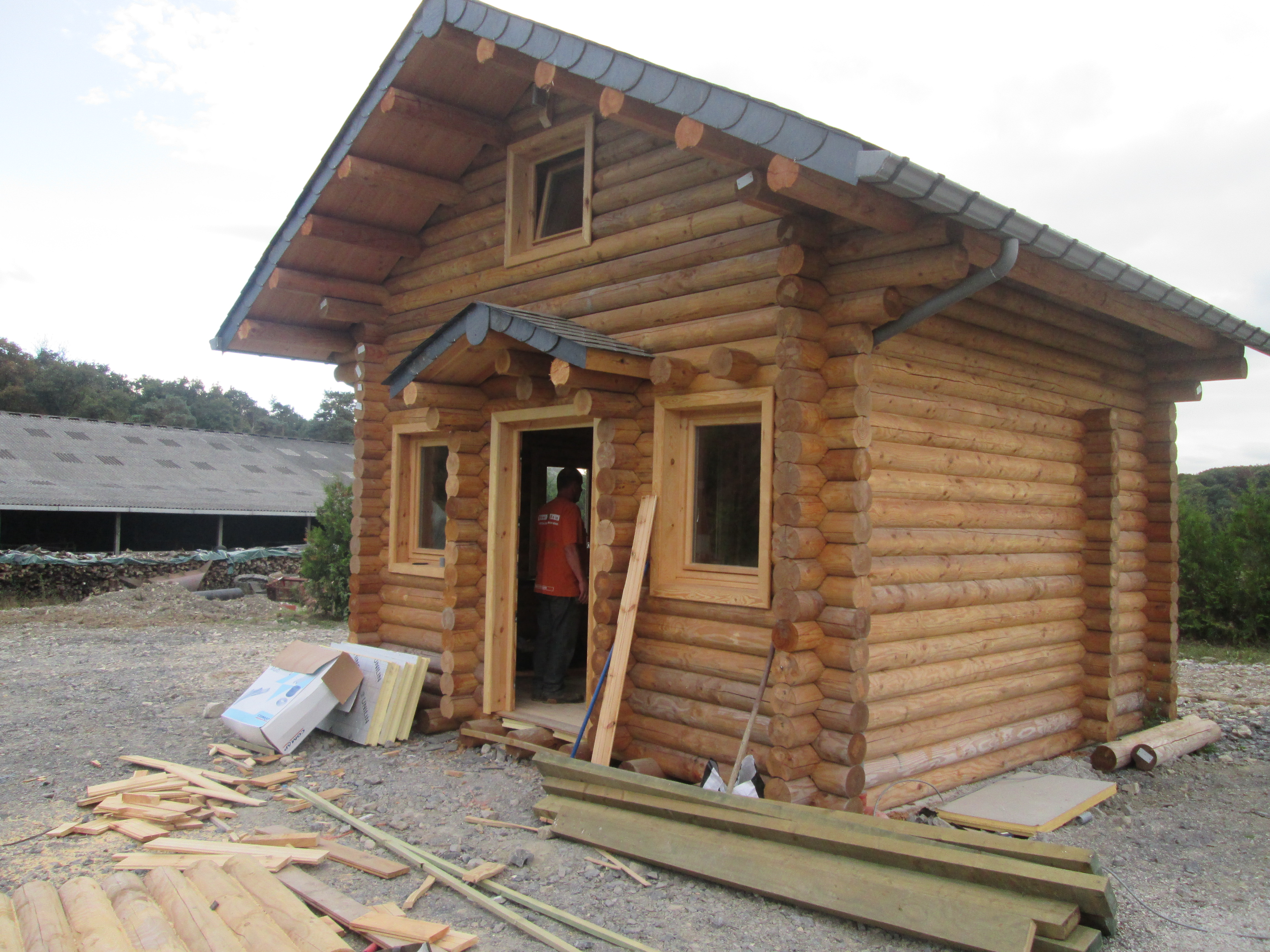 Kit chalet en bois rond