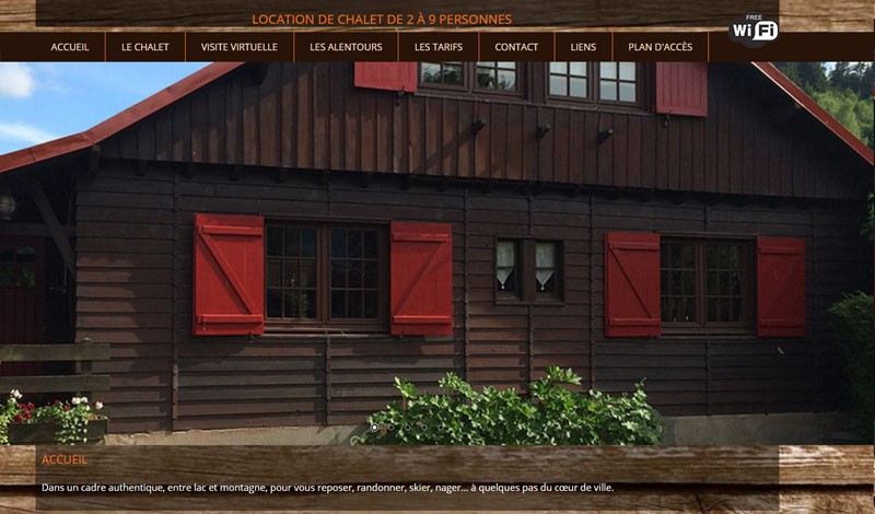 Location chalet lac gérardmer