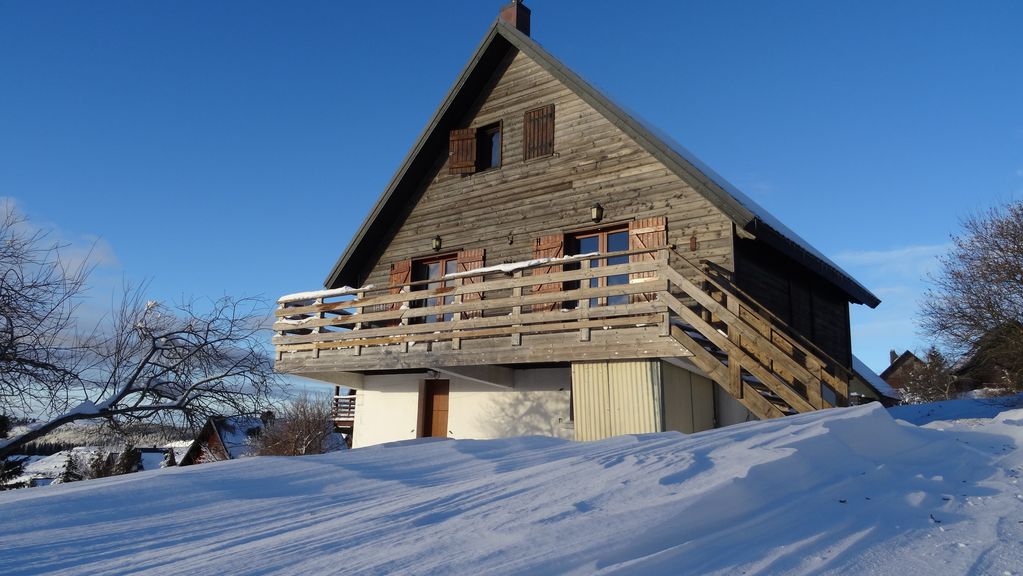 Coloriage de chalet