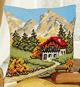 Coussin montagne chalet