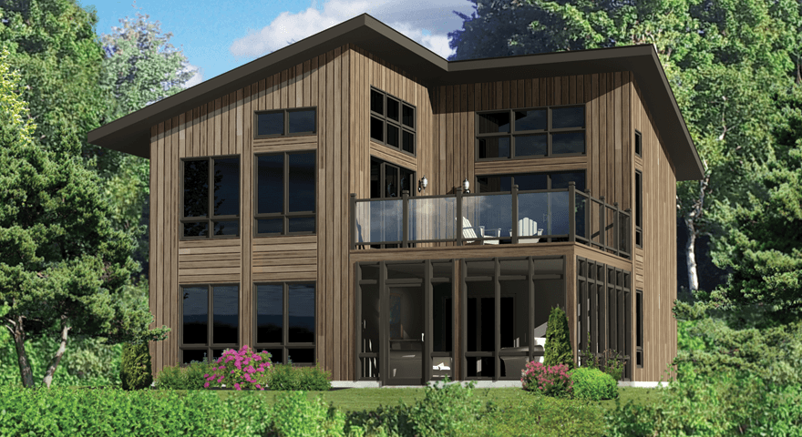 Plan de maison chalet ideal