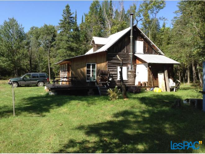 Petit chalet en bois rond