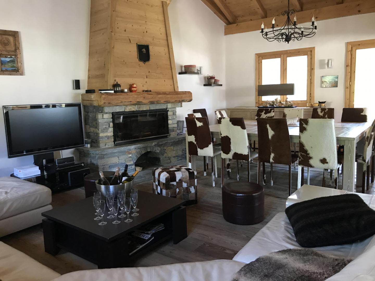 Chalet blanche neige champagny en vanoise