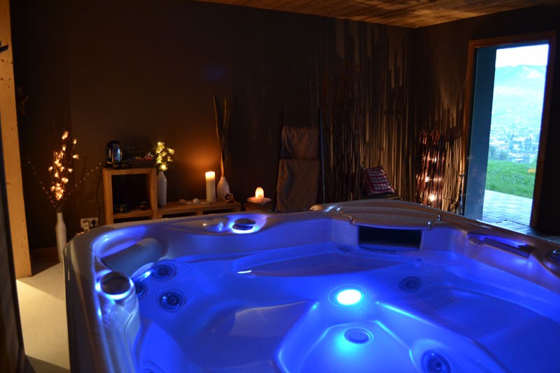 Chalet spa jacuzzi vosges