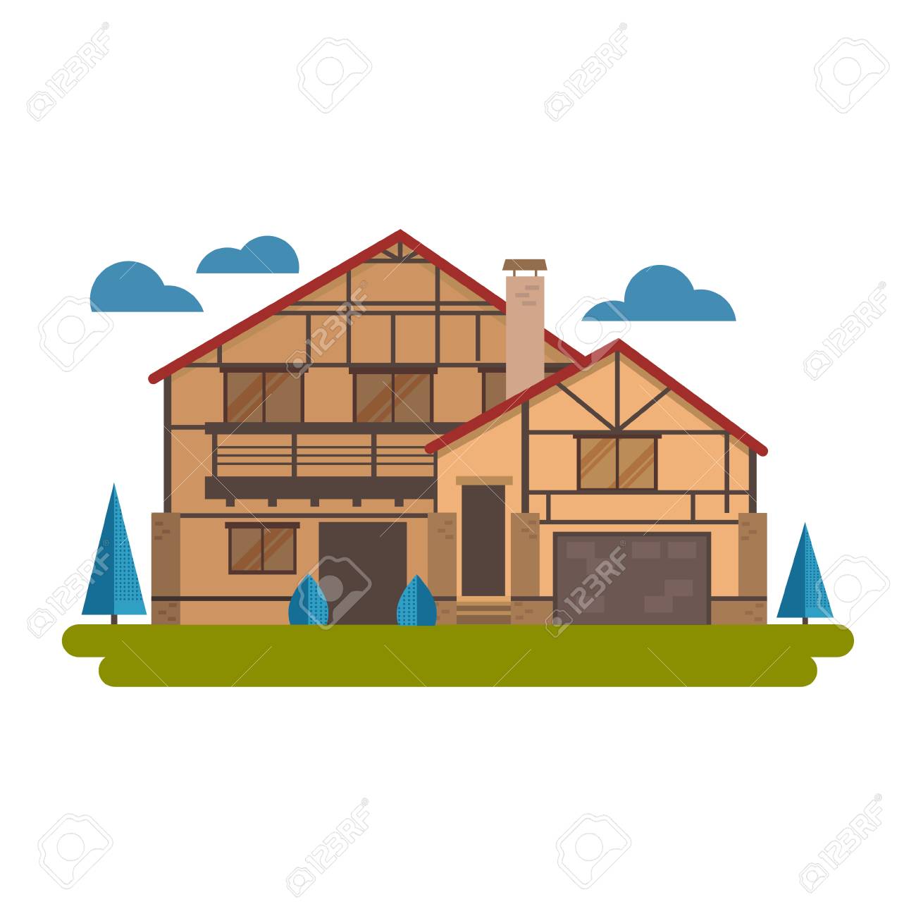 Chalet illustration