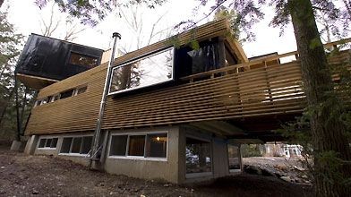 Conteneur chalet