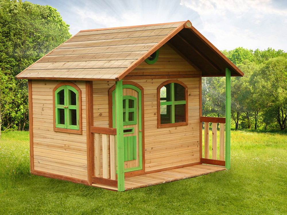 Chalet bois pour enfant