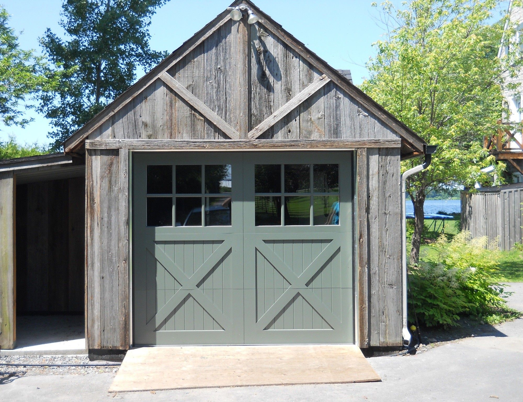 Chalet bois garage