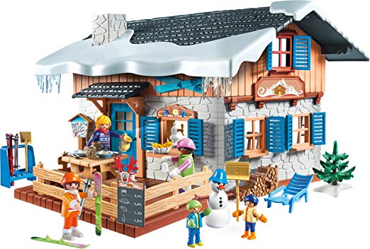 Chalet dessin couleur