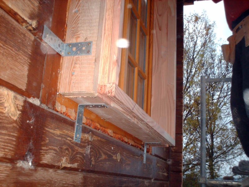 Isolation exterieur chalet madrier