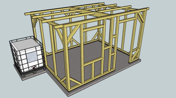 Fabrication chalet de jardin