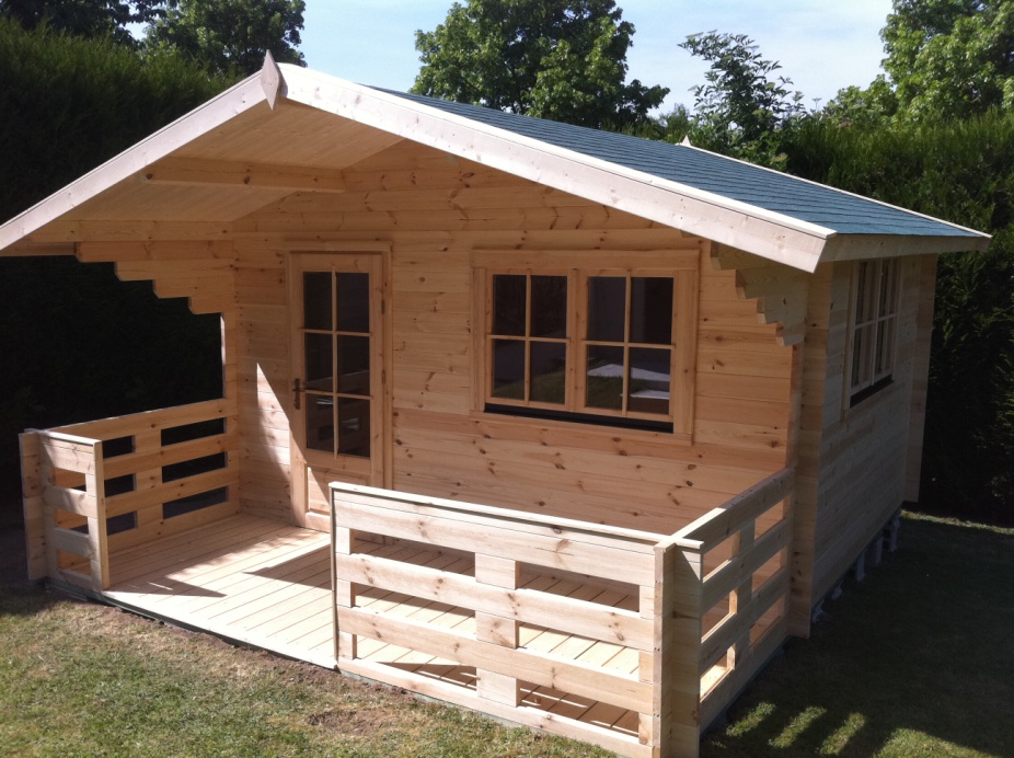 Abris chalet bois