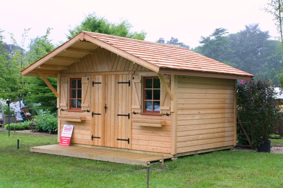 Abri chalet bois