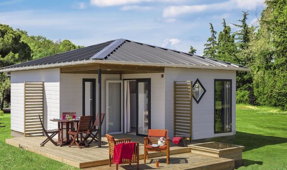 Chalet bois 3 chambres