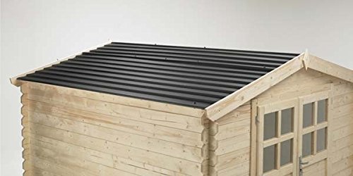 Toiture chalet jardin