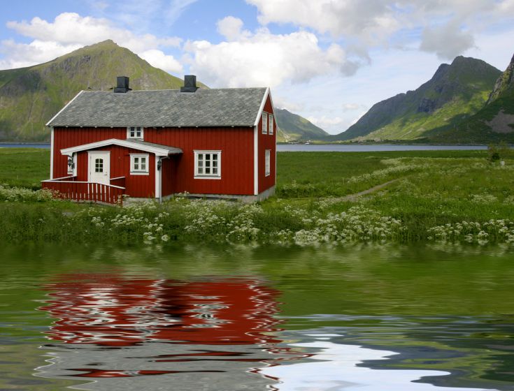 Chalet fjord norvege