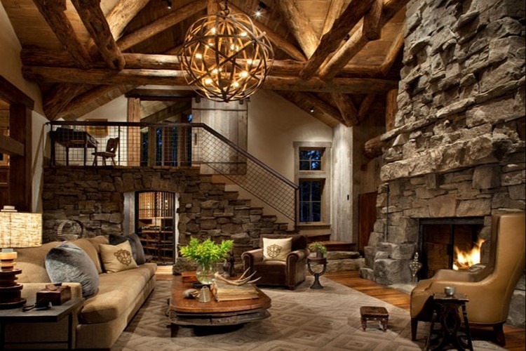 Interieur chalet en bois