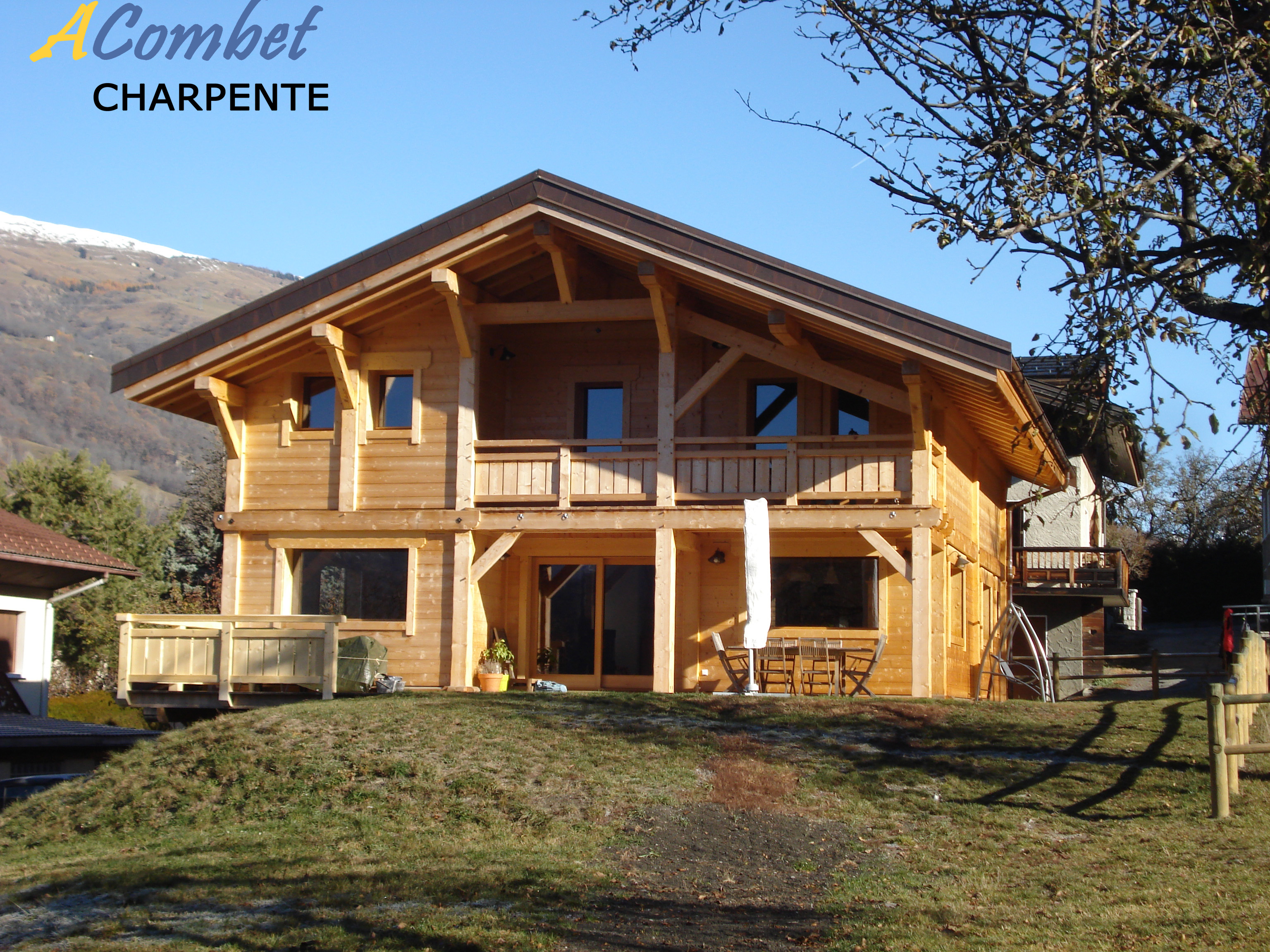 Chalet poteau poutre haute savoie