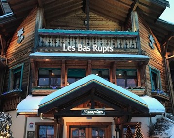 Chalet fleuri bas rupt