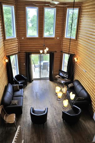 Chalet spa lac st-jean