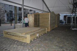 Chalet de noel pliable