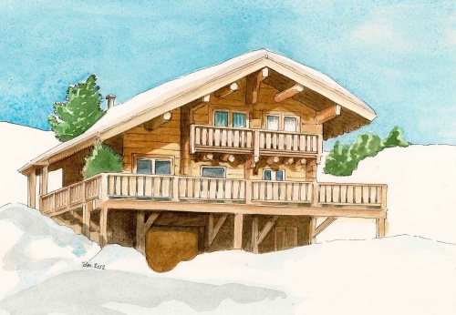 Croquis chalet