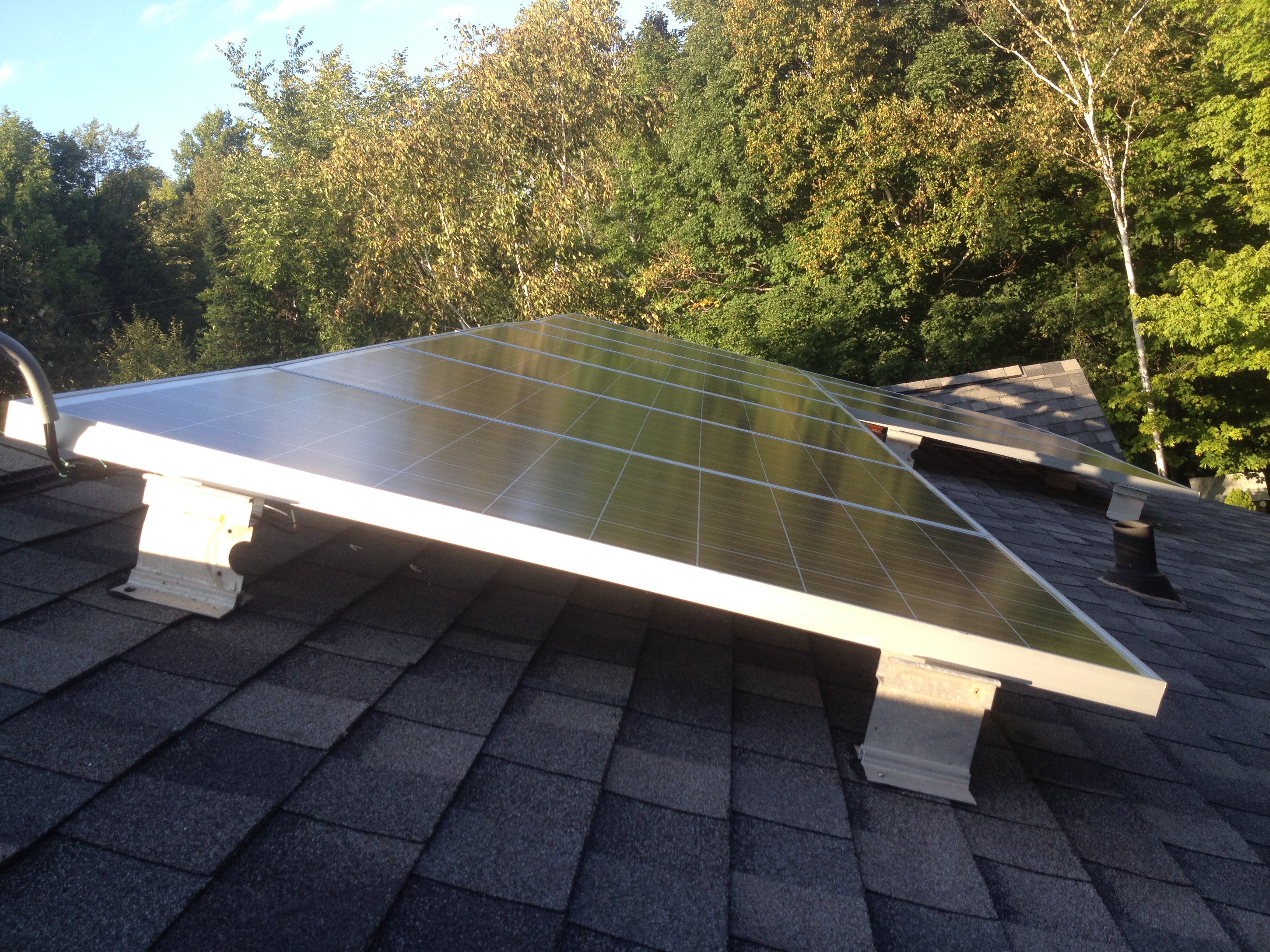 Installation solaire chalet