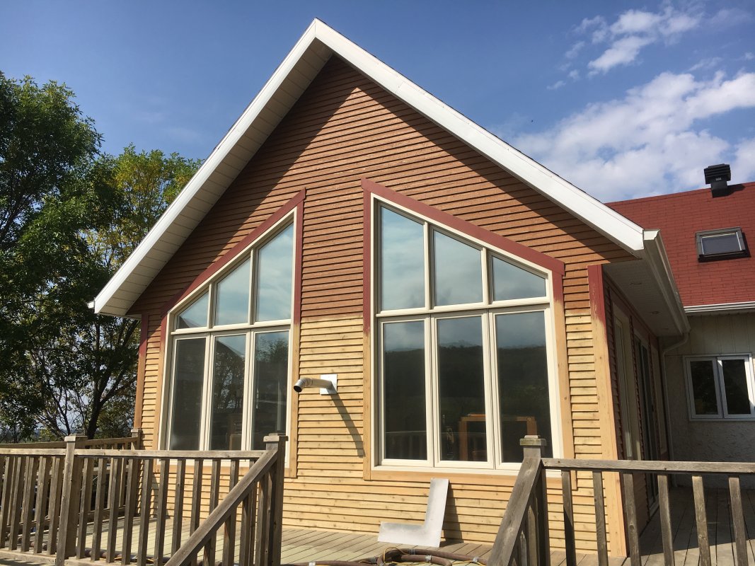 Decapage chalet bois