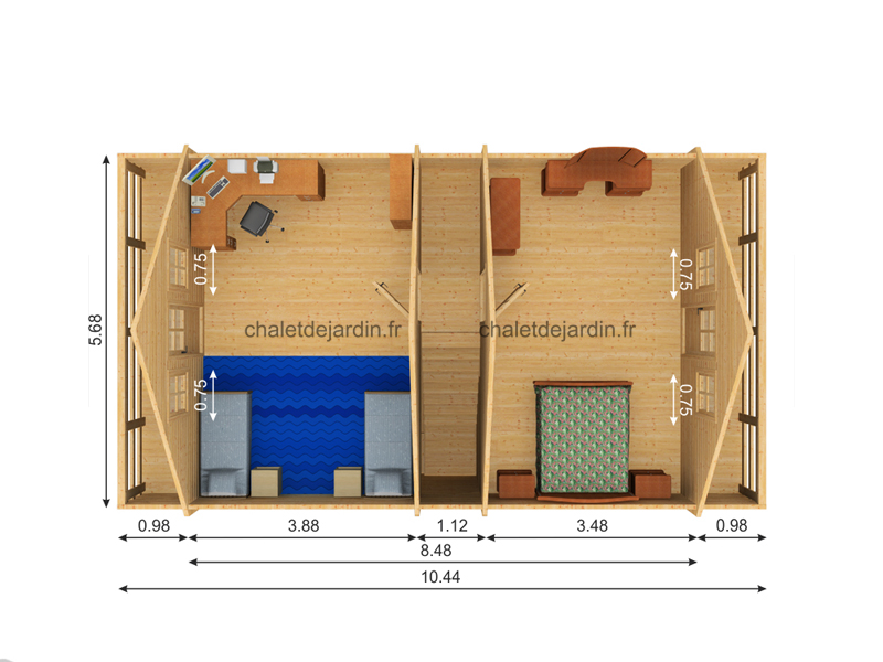 Chalet langon