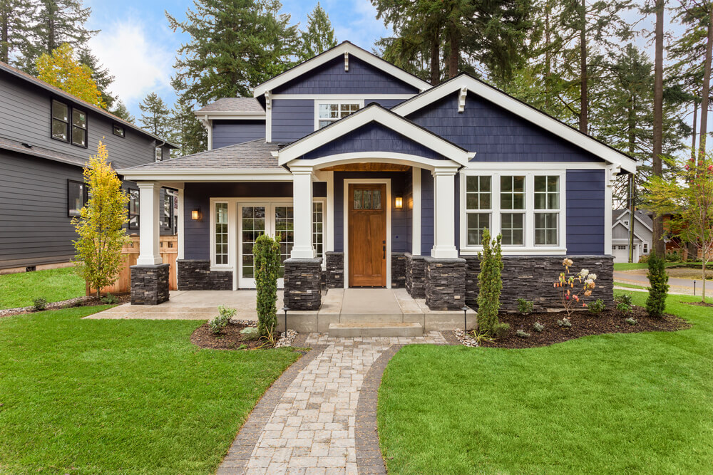 Chalet de jardin en couleur