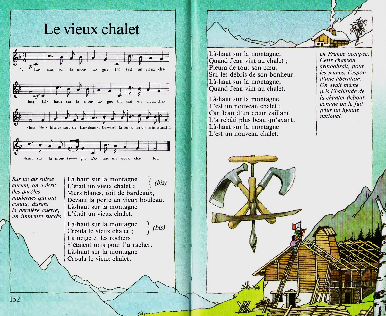 Partition le vieux chalet