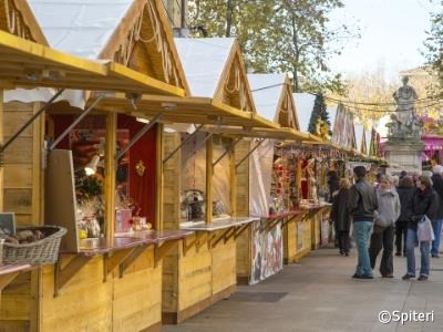 Chalet marche de noel