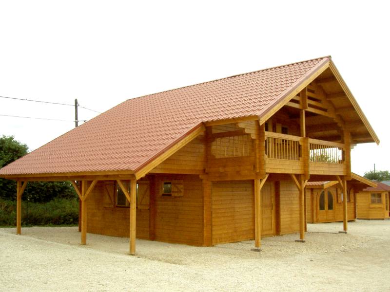Fabricant de chalet en bois rond
