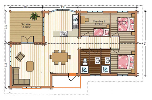 Chalet habitable en kit belgique