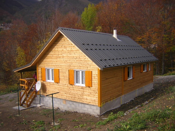 Toiture chalet bois