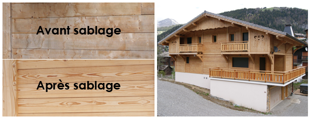 Sablage chalet