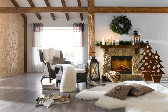 Deco noel ambiance chalet