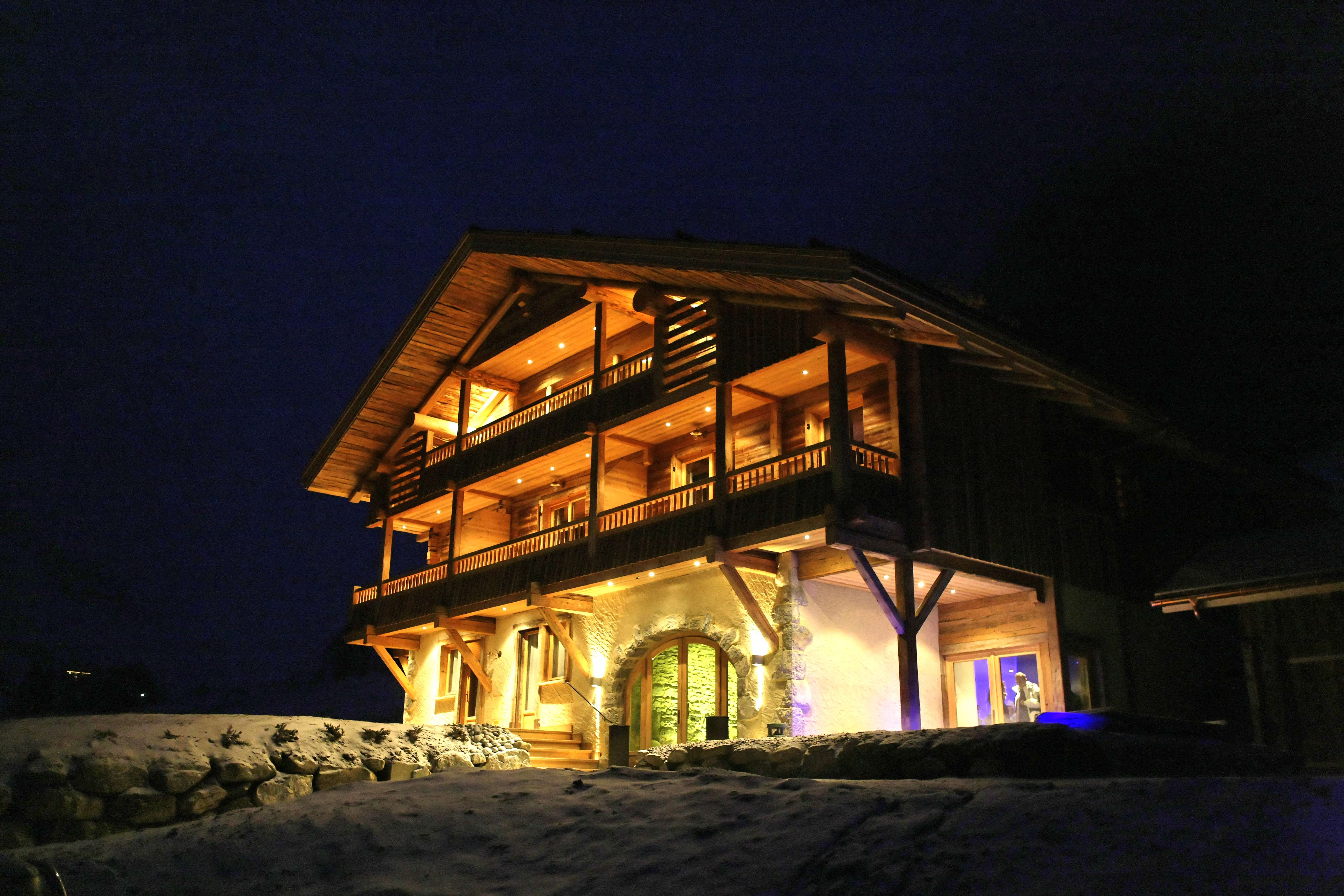 Nuit dans un chalet