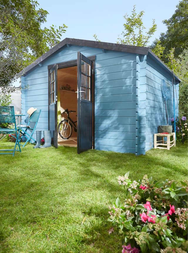 Chalet de jardin couleur