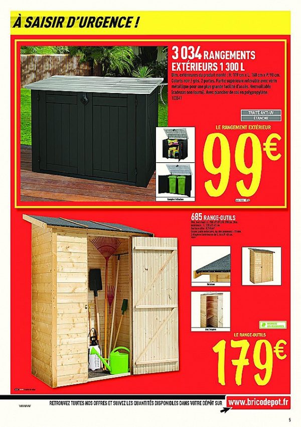 Chalet jardin brico depot