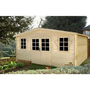 Chalet en bois cdiscount