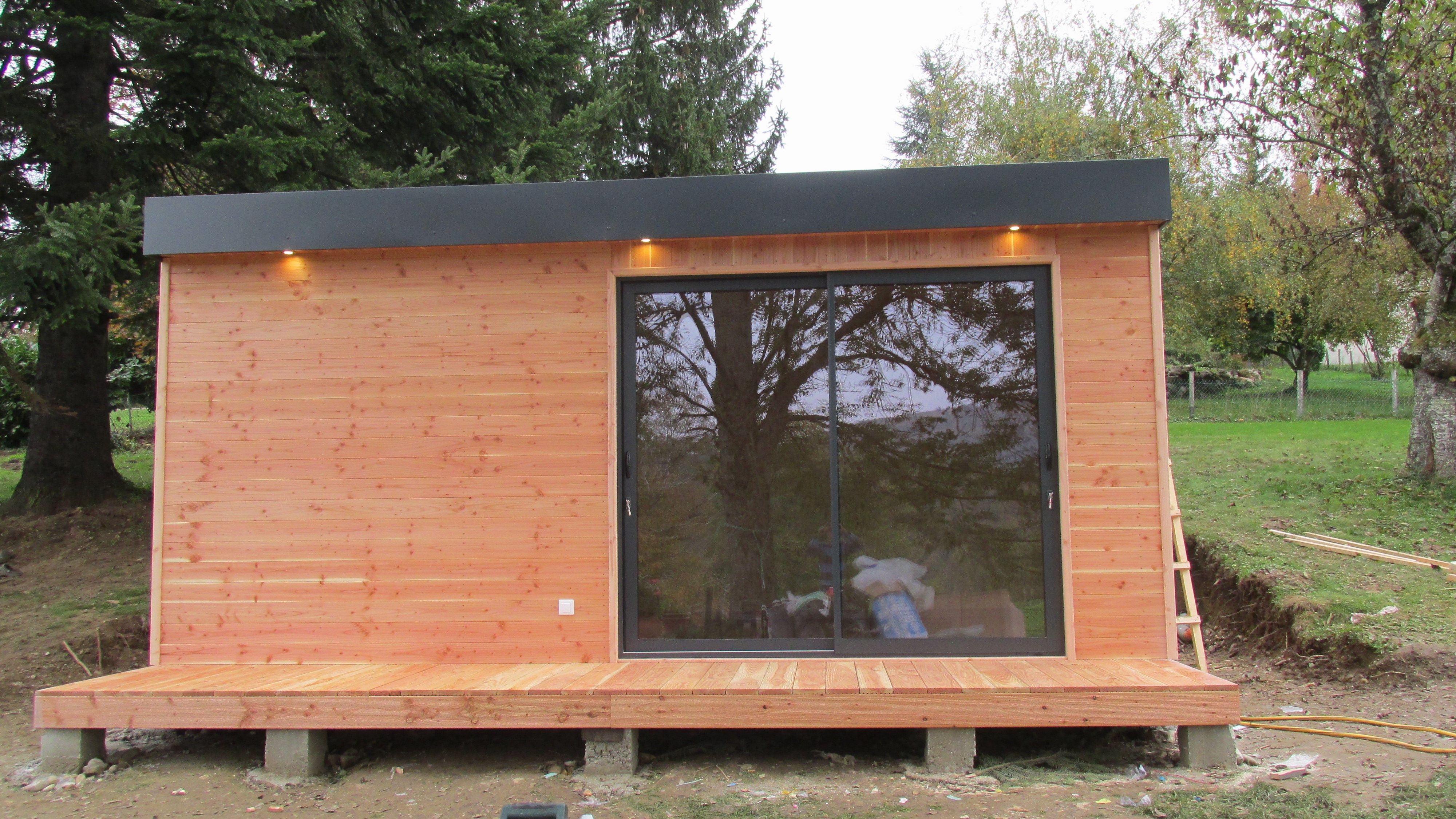 Chalet bois sans permis