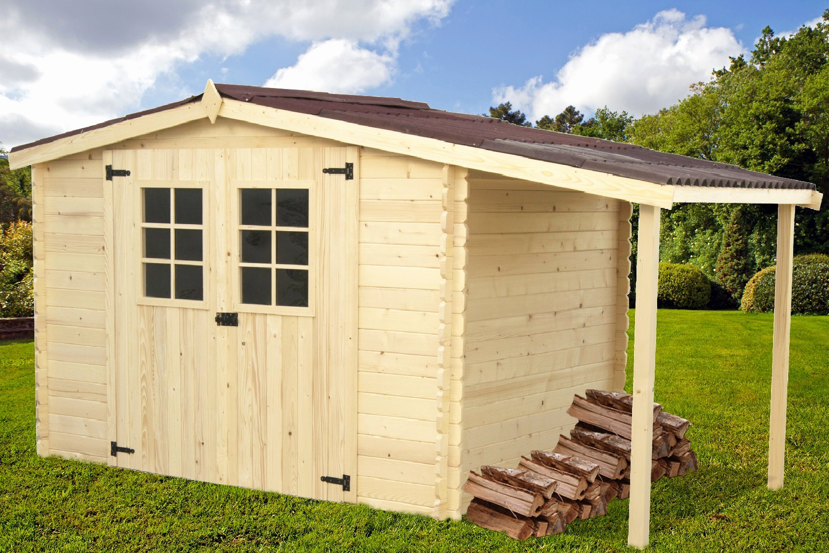 Chalet de jardin en bois leroy merlin