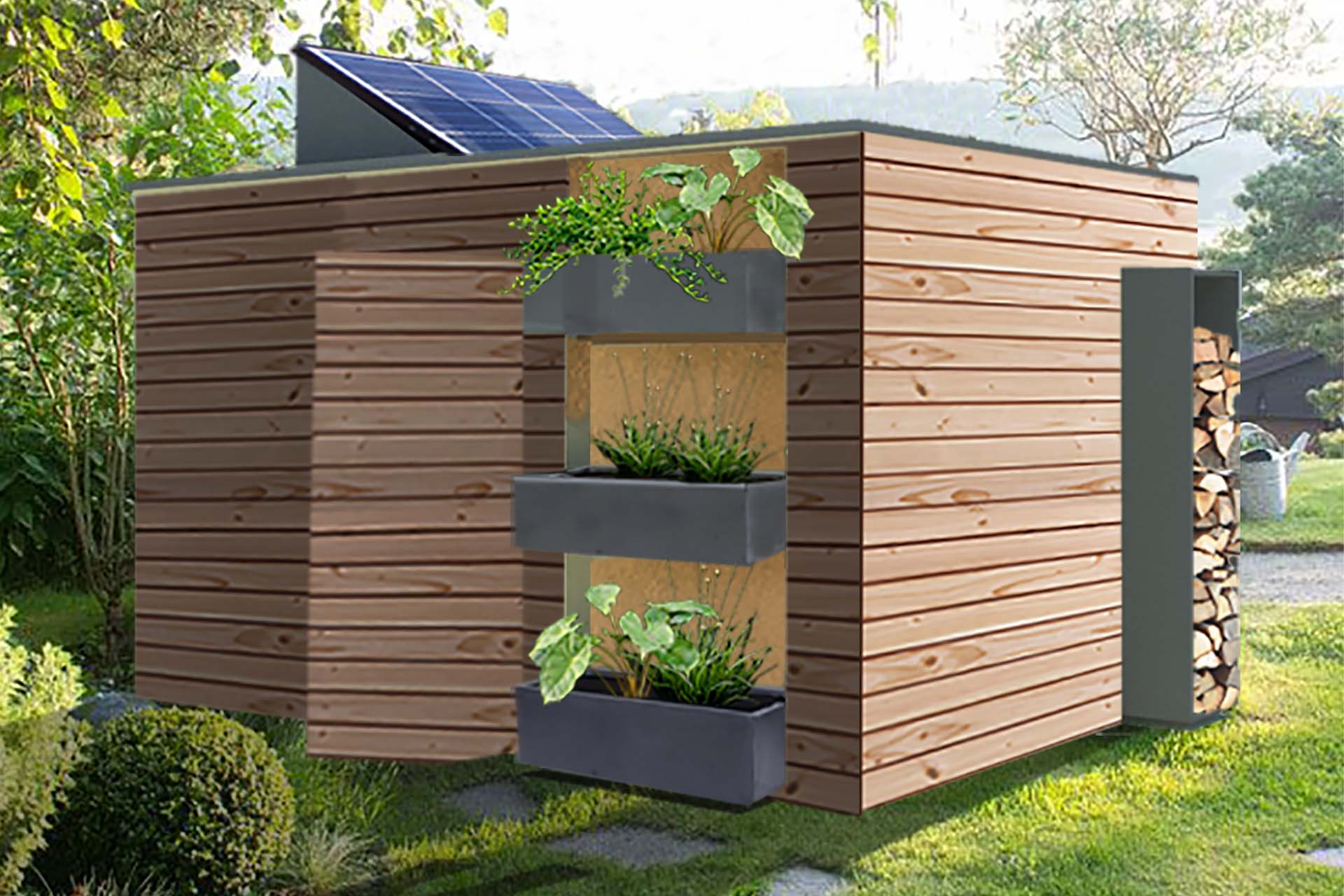 Chalet de jardin design