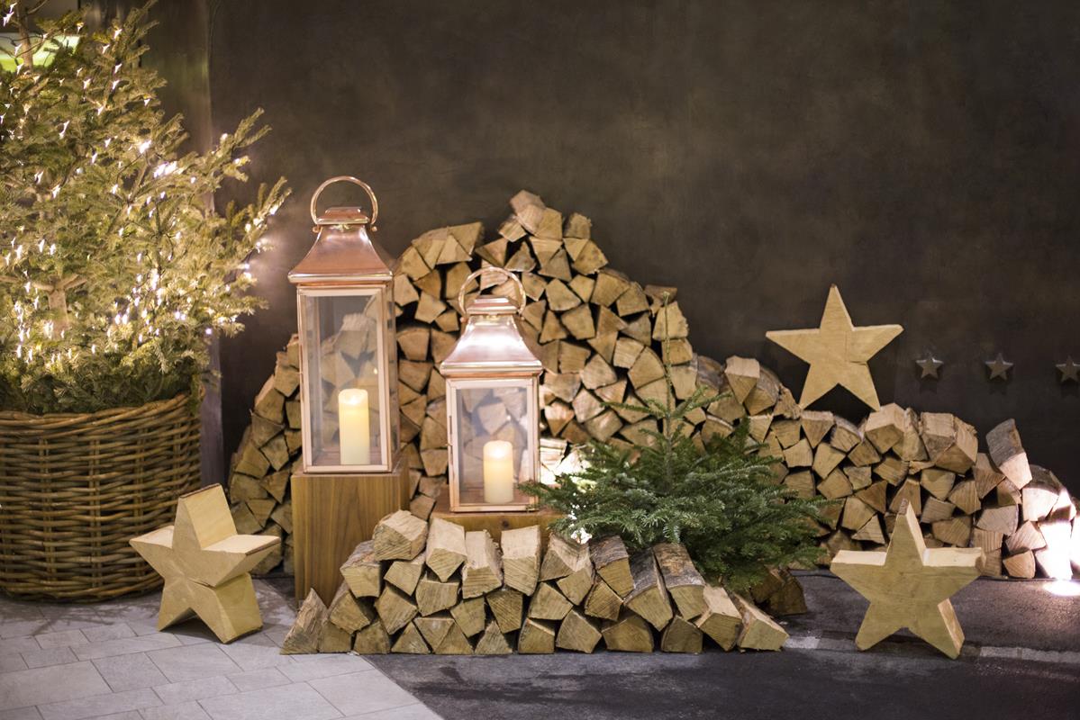 Deco noel chalet montagne