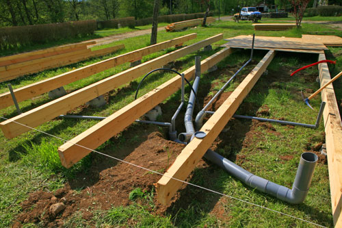 Plot pour chalet en bois